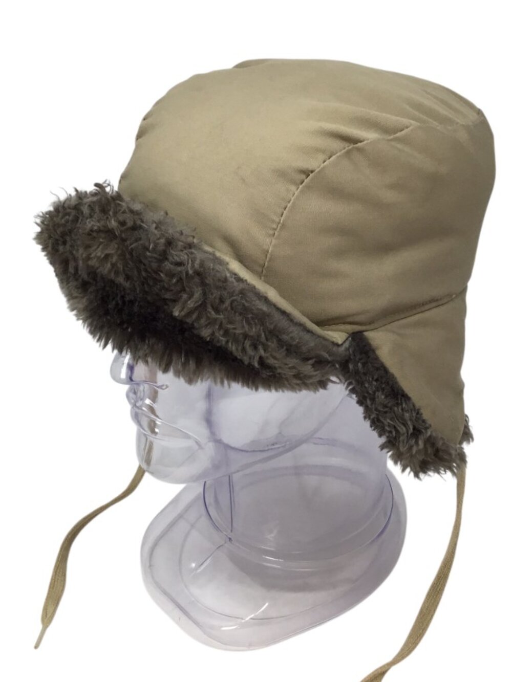 Goose Down Trapper Hat Browning Fur Ear Flaps Insulated Sz M USA Quilted Hunting